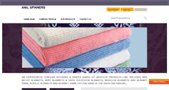 Desktop Screenshot of anilspinners.com